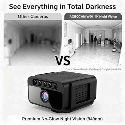 Hidden Camera with Cloud, 4K HD WiFi Mini Spy Camera 150¡Æ View Video, Wireless Indoor Surveillance Secret Camera, Smart AI Motion Detection/Night Vision for Home Security Small Nanny Cam (Black-4K)