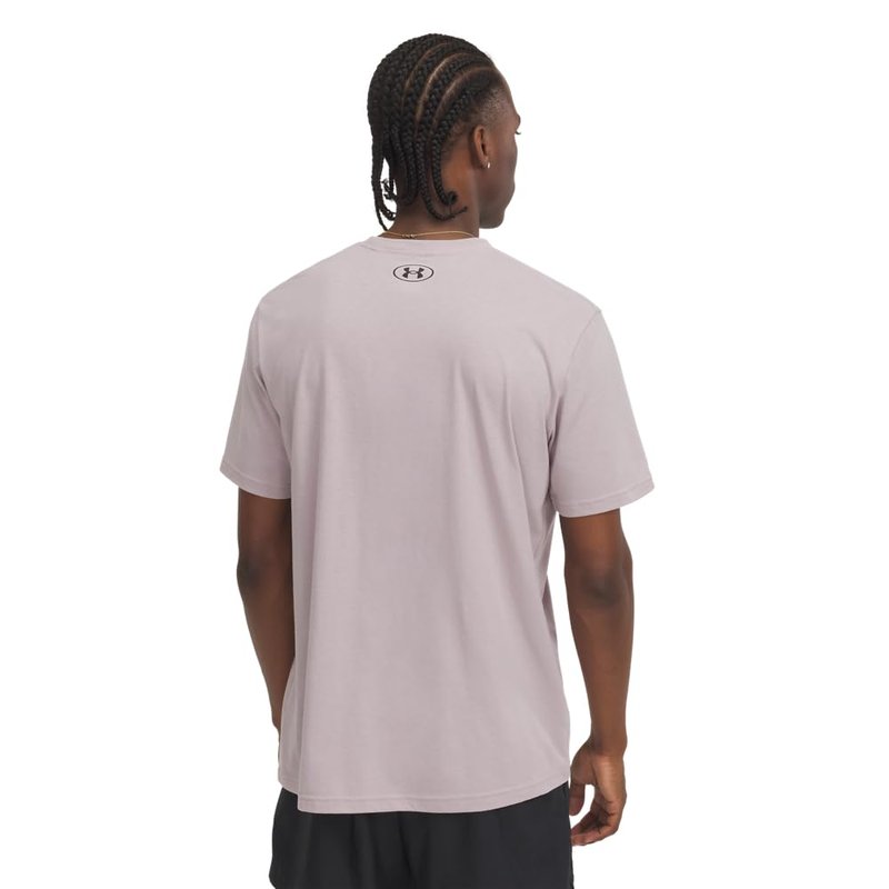 Under Armour Men's Sportstyle Left Chest Short-Sleeve T-Shirt, (009) Gray Dawn / / Black, 5X-Large