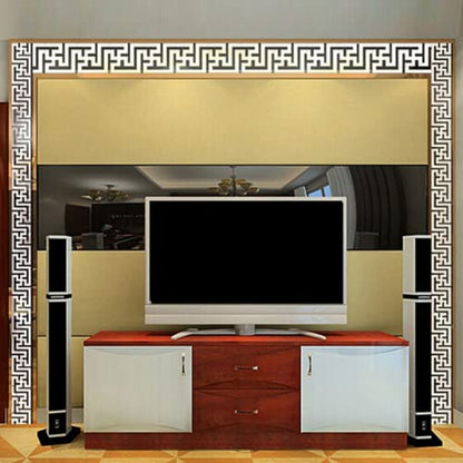20PCS/lot DIY Mirror Stickers Art Mirror Wall Sticker Acrylic Home Decor for Livingroom Bathroom Sitting Room
