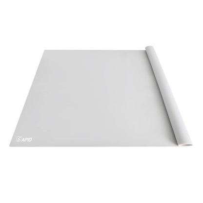 Sapid Extra Large Silicone Mat 36" x 24" Place Mats, Heat Resistant Mat for Kitchen Countertop Protector, Thick Placemats Washable Silicone Mats for Kitchen Counter Mat Dining Table Mat, Grey,