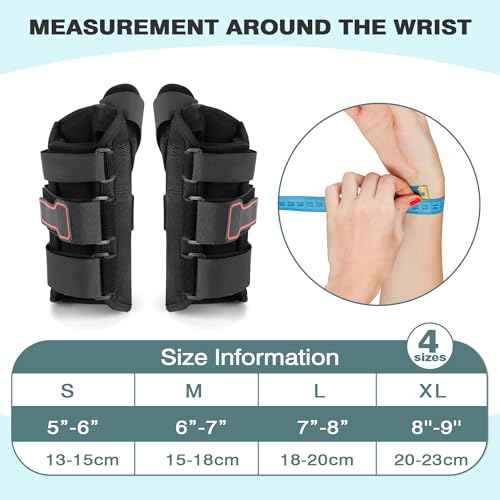 Wrist Brace & Thumb Spica Splint, for De Quervain's Tenosynovitis, Tendonitis, Carpal Tunnel & Arthritis Wrist Support Thumb Splint (Left Hand - Medium)