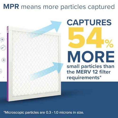Filtrete 18x25x1 AC Furnace Air Filter, MERV 12, MPR 1500, CERTIFIED asthma & allergy friendly, 3 Month Pleated 1-Inch Electrostatic Air Cleaning Filter, 4-Pack (Actual Size 17.81 x 24.81 x 0.81 in)