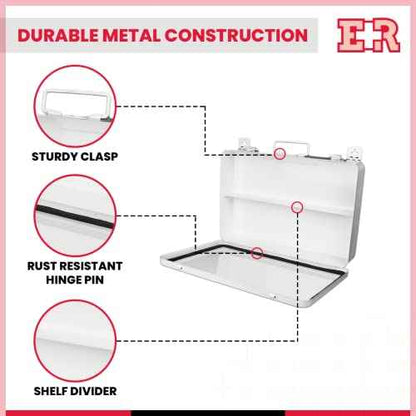 Ever Ready First Aid Metal Case, No.36 ? 14¡± x 10¡± x 2.5¡±