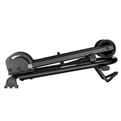 Bike Floor Stand ? Foldable Bicycle Stand with Rubber Feet for Indoor Bike Storage ? Touchless Parking for a Mountain, Road, or BMX Bike