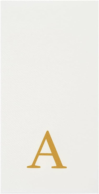 Luxenap 15.8 X 7.9 Inch Linen-Feel Guest Towels, 50 Lettered Hand Towels