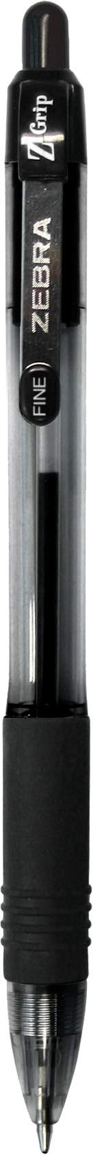Zebra Pen Z-Grip Retractable Ballpoint Pen, Smooth-Flowing Ink, Fine Point, 0.7mm, School & Office Supplies, Ideal for Note-Taking, Journal and Planner Use, Blue and Black Ink, 30-Pack (25330)