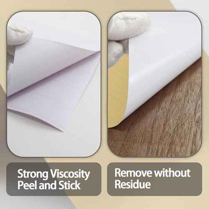 Peel and Stick Wallpaper Border Mirror Edging Tape Sticker for Bathroom Kitchen Table Decoration (Brushed Gold, 32.8ft x 3.9in)