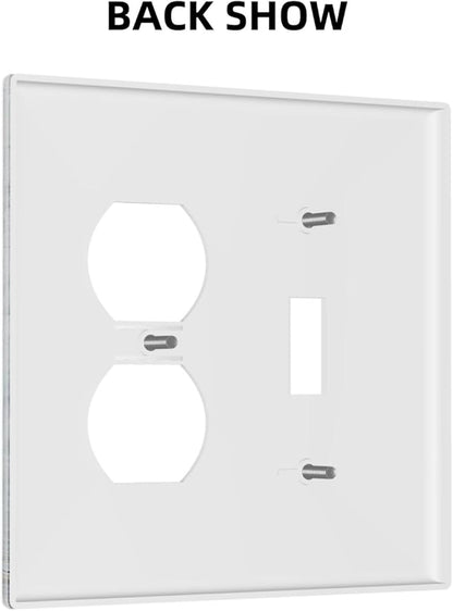 Decorative Light Switch Cover Plate Country Flower Vintage Wood Board Sunflower Butterfly 2 Gang Outlet Covers 1 Toggle 1 Duplex Wall Plate Decorate Electrical Switch Plate Covers for Bathroom Home