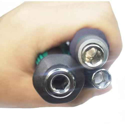 3-Piece 1/4 Hex Screwdriver Bit Holder Handle Set with Quick Change, Magnetic, and Direct Insertion Handles