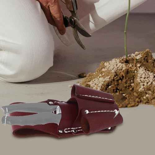 2pcs Work Pouch for Men Leather Sheaths Belt Pouch Electrician Tool Waist Bag for Men Waist Pouch
