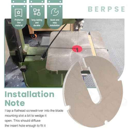 (Pack of 2) 426-02-063-0001 426-02-063-0002 Table Inserts (Diameter: 2.5 in, Thickness: 0.1 in) Compatible With Delta 14 Part/Rockwell 14" Band saws and 24" Scroll saws