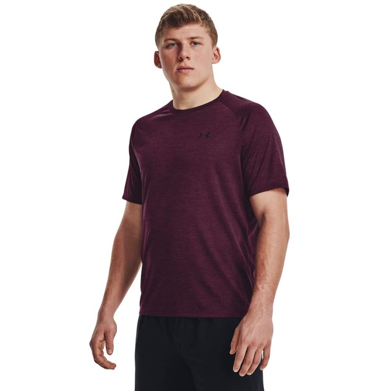 Under Armour Men's Tech 2.0 Short-Sleeve T-Shirt, (572) Purple Stone / / Black, Small