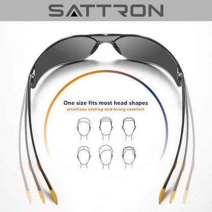 Tinted Safety Glasses Bulk 24 Pack, UV Protective Safety Sunglasses for Men Women, ANSI Z87.1 Scratch & Impact Resistant Eye Protection, Ideal for Construction, Shooting, Lab