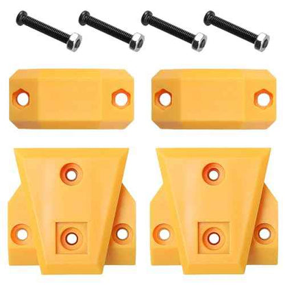 Tool Pouch Mounts (2 Pcs) Fits for Packout Corner Tool Boxes Rail, Pouch Clips for ToughBuilt ClipTech, Yellow
