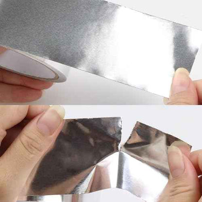 COSIMIXO Silver Aluminum Foil Duct Tape 4.0mil x 2 Inches x 20Yards,Heavy Duty,High Temperature Sealing and Patching,Perfect for HVAC,Air Ducts,Foamboard,Metal Repair,Insulation,Dryer Vent and More