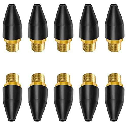 10 Pcs Rubber Air Tool For Air Nozzle Tip, Blow Gun Rubber Tip For Air Tool, Parts Air Nozzle For Air Blow Guns Tool For Air Tool Parts & Accessories Air Blow Guns Tool Black