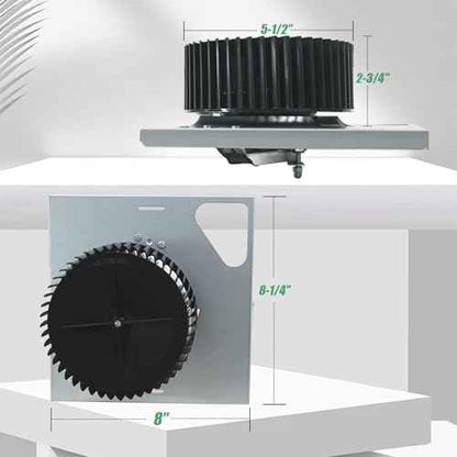 S97015157 Motor Replacement Compatible with Broan NuTone Bathroom Exhaust Fan with 8"¡¿ 8-1/4" Housing, Fit for 676-D/2676F-A, 680-A, 674, 684NT-A, 684-D/2684F-A, 672SP Fans (110 CFM/ 4 Sones)