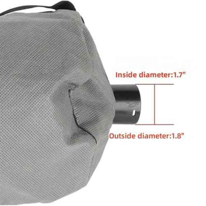 Kikeep Drywall Sander Dust Collection bag Wall Grinding Machine Collection Bag Drywall Sander Attachment (1 Pack with 2m hose)