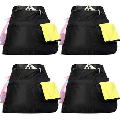 Cleaning Caddy Apron for Women with 7 Pockets, Professional Waterproof Housekeeping Work Apron