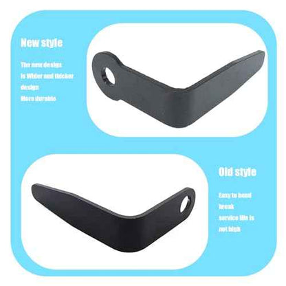 Pneumatic Tool "L" Shaped Rafter Hook (Aluminum) For Nail Guns with 3/8" NPT Air Fitting (Full Size)