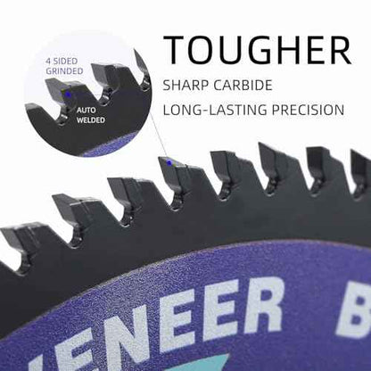LSHUZIYU 8 1/4 Inch (210MM)-80T, Arbor 5/8"-Diamond, Smooth Cut Coating. Circular Saw Blade, Table Saw Blade, Miter Saw Blade, for Laminate, Veneer Board, Plywood, Hard Wood, MDF and HDF Cutting