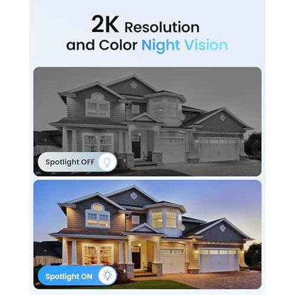 ZOSI WiFi 6 2K Add-on Camera,3MP Plug-in Security Camera with Power Supply,Night Vision,2 Way Audio,Only Compatible with Same Brand Wi-Fi 6 NVR Recorder System Model:ZR08WU,ZR08WS,ZR08PP