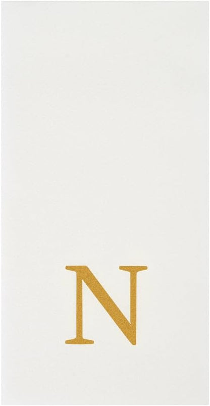 Luxenap 15.8 X 7.9 Inch Linen-Feel Guest Towels, 50 Lettered Hand Towels