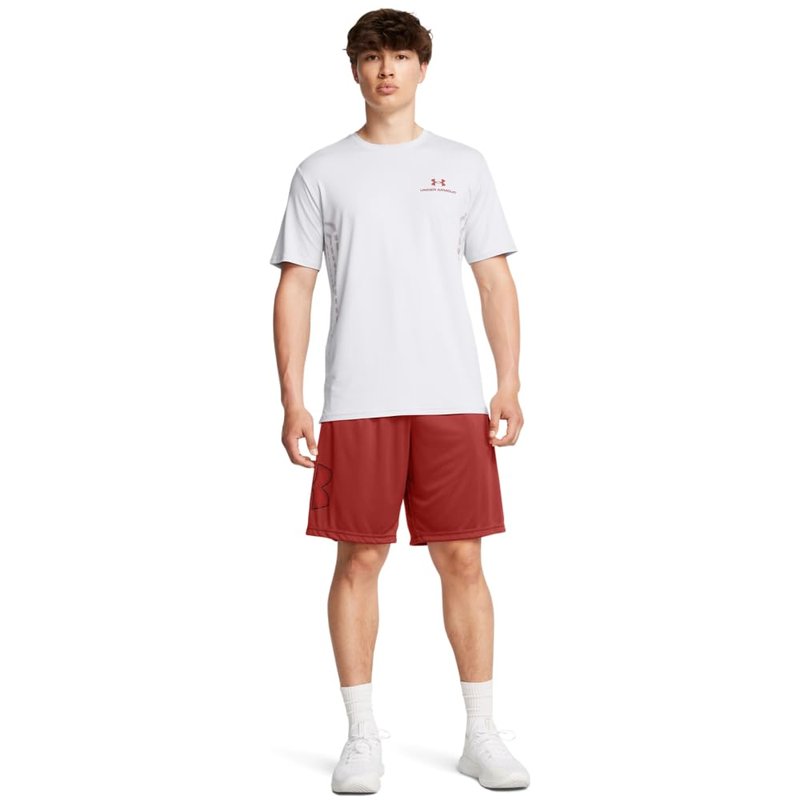 Under Armour Men's Tech Graphic 10" Shorts, (840) Earthen Orange / / Black, 5X-Large Tall