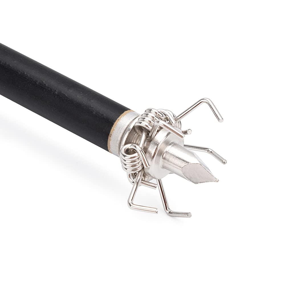 YLS 100 Grain Small Game Broadheads Judo Points Hammer with Broadhead Case for Hunting Arrow Tips Screw-in Arrowheads 12pcs