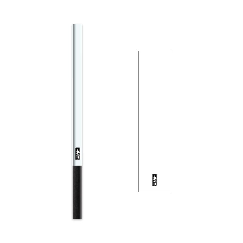 Bohning 4" Solid Arrow Wraps, Large, White