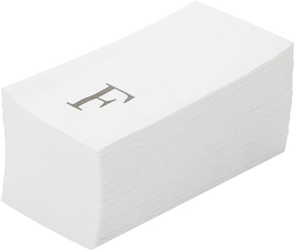 Luxenap 15.8 X 7.9 Inch Linen-Feel Guest Towels, 2000 Lettered Hand Towels