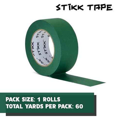 STIKK Painters Tape - 1pk Forest Dark Green Painter Tape - 2 inch x 60 Yards - Paint Tape for Painting, Edges, Trim, Ceilings - Masking Tape for DIY Paint Projects - Residue-Free Painting Tape