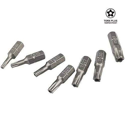 K001 Torx Plus 5-Point Tamper-Proof Security Bit Set, 7-Piece