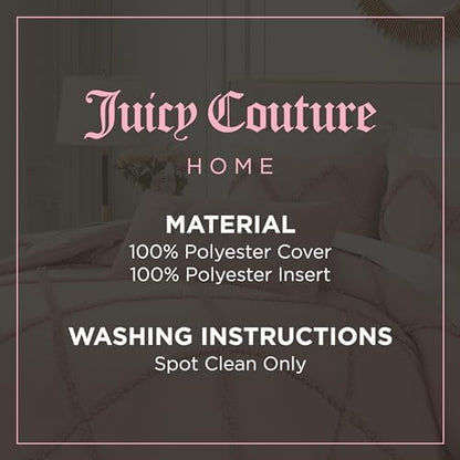 Juicy Couture – Decorative Accent Pillow Velvet Safari Leopard Premium Reversible Throw Pillow Living Room and Bedroom Décor Measures 14" x 24" Cheetah on White