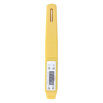 Akozon Digital Food Thermometer Automatic Calibration Pen High Accuracy Electronic Pocket Thermometer Yellow Home and Family Appliance and Decor