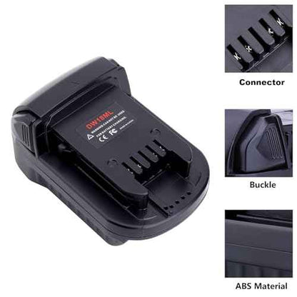 Adapter Compatible with Dewalt 20V Max Battery to Replacement for M-18 18V Battery, DW18ML Adapter Compatible with Mil-Waukee 18V Cordless Power Tools