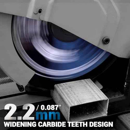 14-Inch Metal Cutting Saw Blade ? No Heat, Low Sparks, 66-Tooth Cermet Carbide Tipped, Fits Evolution S14CPS/S15CPS/S355CPS ? Thin Kerf for Steel, Angle Iron, Threaded Rod, 1-Inch Arbor