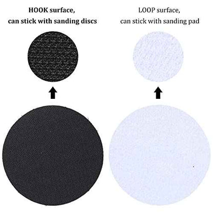 Boao 6 Inch Hook and Loop Soft Foams Buffering Pad Sponge Cushion Buffer Backing Pad 150 mm Soft Density Interface Pads Hook and Loop for 6 Inch(10 Pieces)