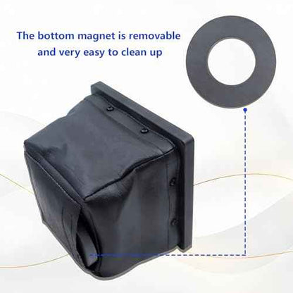 Dirt Bag Electrical drilling catcher bag£¬Magnetic Drill Shavings Catcher Black Lining Is Washable Without Metal Shavings Residue