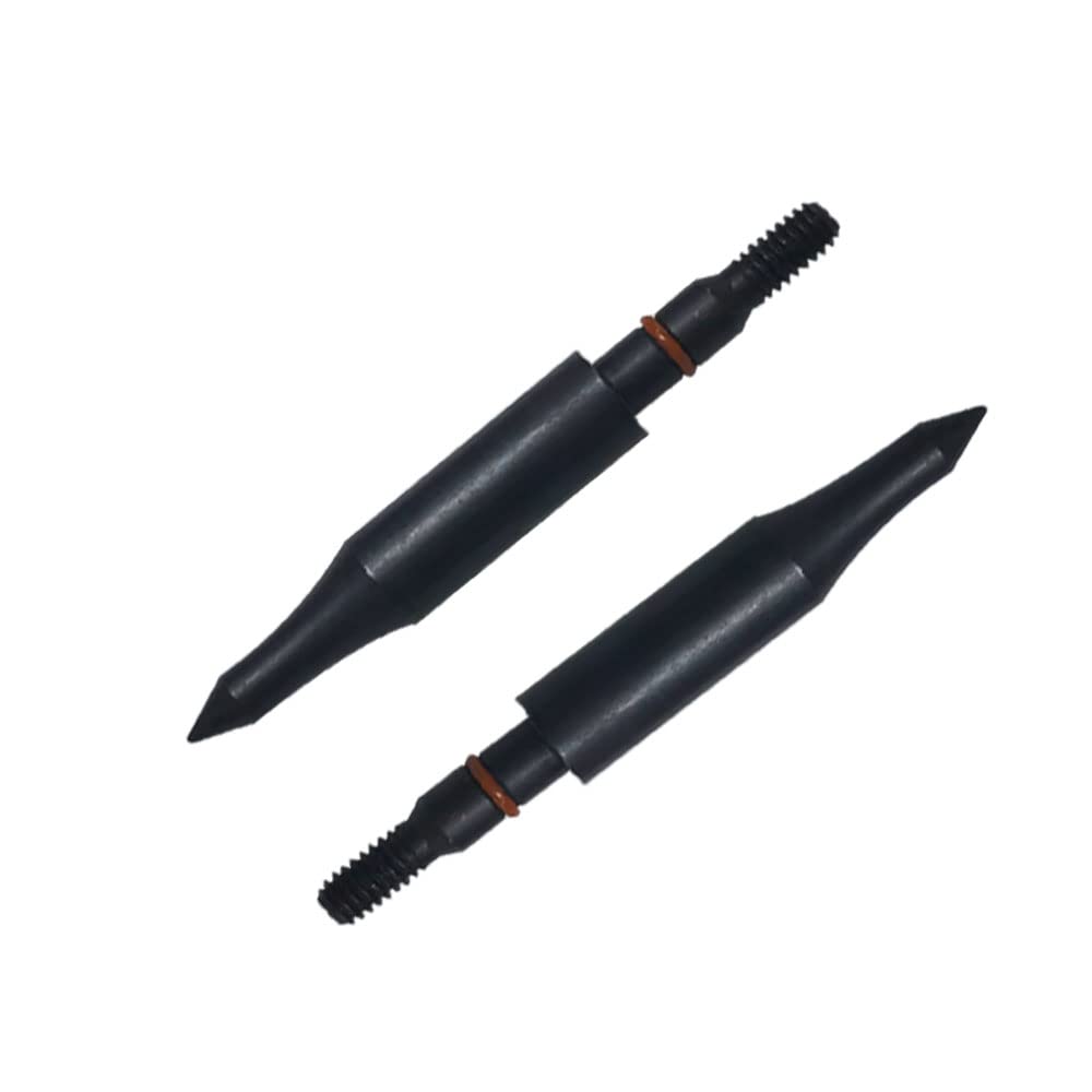 Field Points arrowheads 200 Grains Archery Field Points, 5/16" Steel Screw in Archery Field Tips and Broadheads (1 Dozen 12 PCS)