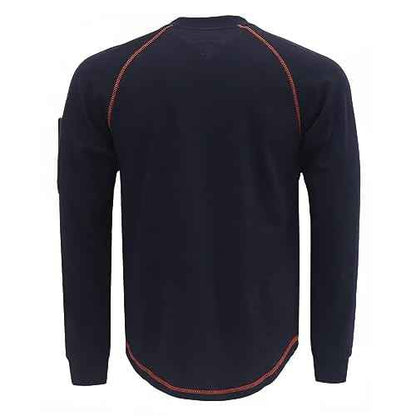 VATRENUS FR Shirts Henley 5.5oz 100% Cotton Flame Resistant Long Sleeve T-Shirts
