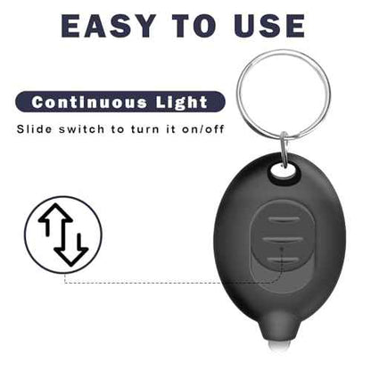 Mini LED Keychain Flashlight, Ultra Bright Tiny Flashlight, Small Keychain Flashlight White Light, Micro Pocket Key Ring LED Flashlight for Emergency Lighting - Multicolor Shell (96PCS)