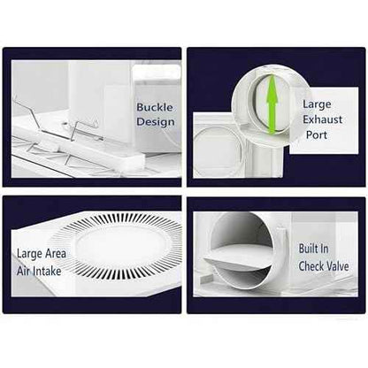 Bathroom Exhaust Fan With Light,DC Energy-Saving Bathroom Ventilation Fan, Ceiling Mount Ventilation Fan & Light 6500K Combo,Newly upgraded silent exhaust fan for the bathroom