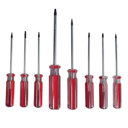 8-Piece Torx Screwdriver Set, 75 mm Magnetic Torx Driver Star Bit Screwdriver for Computer Repair, Automotive Tools and Household Appliances T4-T15