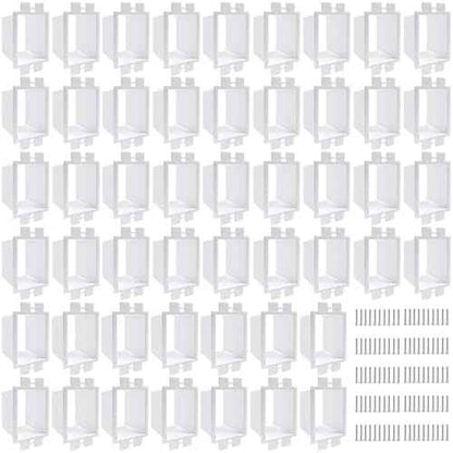 50PCS BE1-2 Electrical Outlet Box Extenders with 100PCS Screws, (1-Gang)Electrical Power Outlet Box Extender£¬Single Gang Box Extender Electric Box Extender 1 Gang Power Switch Receptacles Accessories