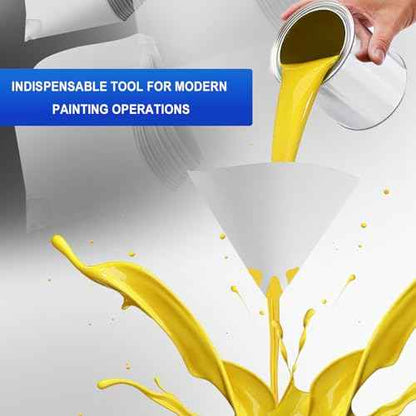 100 Pack of Paint Strainers, Paint Filter Paper Cone Screen Filters, 190 Micron Ultra-Flow Nylon Fine Mesh for Paint Spray Guns,Cars, Furniture, DIY Painting