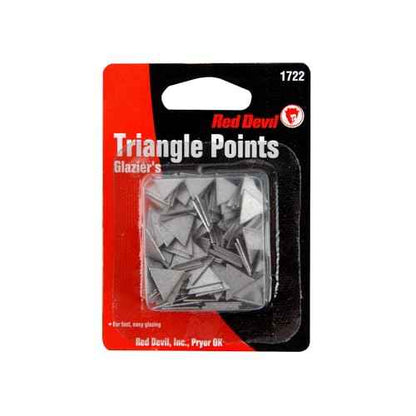 Red Devil 1722 Glazing Triangle Points ZINC Coated