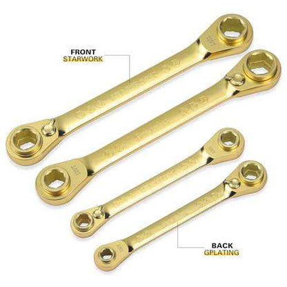 STARWORK TRUE MECHANIC¢â Ratcheting Wrench Set (120T)