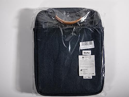 MoKo 15 Inch Laptop Sleeve Bag Fits MacBook Air 15" M2 2023, MacBook Pro 14" M2 2023, Galaxy Tab S9 Utra 14.6" 2023, Handle Carrying Case with Shoulder Strap, Indigo