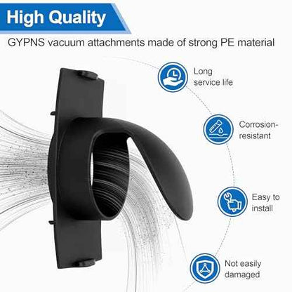 7413197 Vacuum Inlet Deflector Asembly for Shop-Vac Wet/Dry Vacuums, Vacuum Dust Bags Holder Dirt Deflector Replacement Part (Black)
